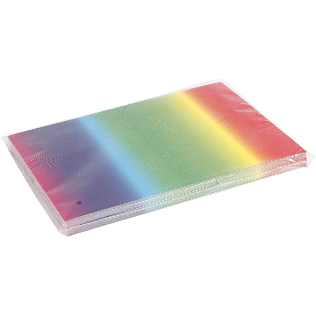Regenboogpapier, A4, vel 210x297 mm, 180 gr, 100 vel/ 1 doos [HOB-22983]