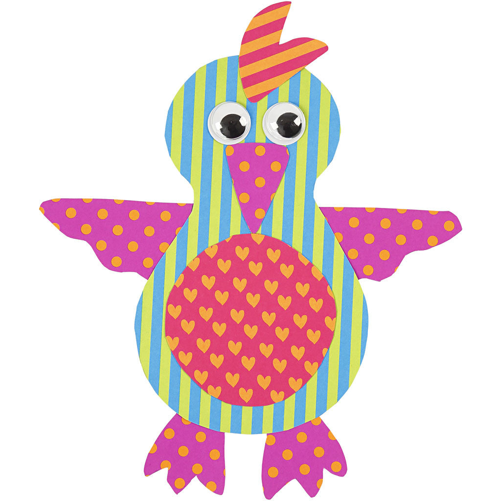 Bedrukt Karton, A4, vel 210x297 mm, 250 gr, diverse kleuren, 200 div vellen/ 1 doos [HOB-22985]