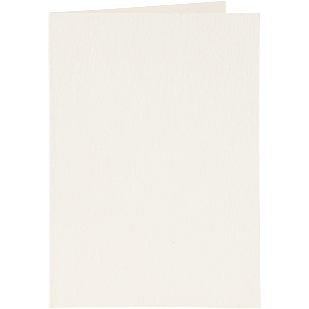 Kaarten en enveloppen, afmeting kaart 10,5x15 cm, afmeting envelop 11,5x16,5 cm, 110+230 gr, off-white, 6 set/ 1 doos [HOB-23011]