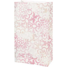 Papieren zakken, aquarel, H: 21 cm, afm 6x12 cm, 80 gr, 8 stuk/ 1 doos [HOB-231310]