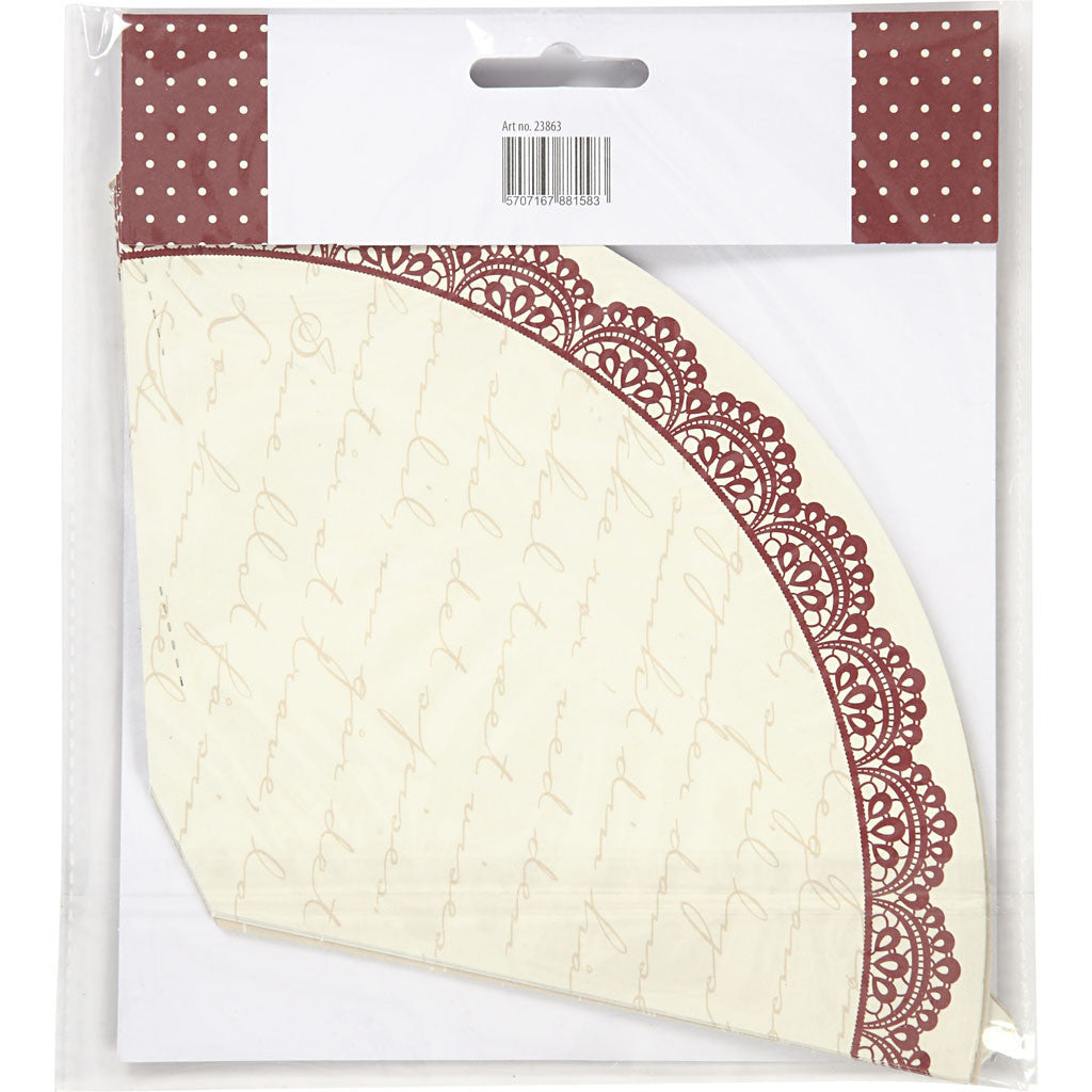 Kegels, H: 13 cm, 160 gr, 10 stuk/ 1 doos [HOB-23863]