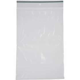 Zip Lock zakjes, afm 12x18 cm, dikte 0,05 mm, 100 stuk/ 1 doos [HOB-239841]