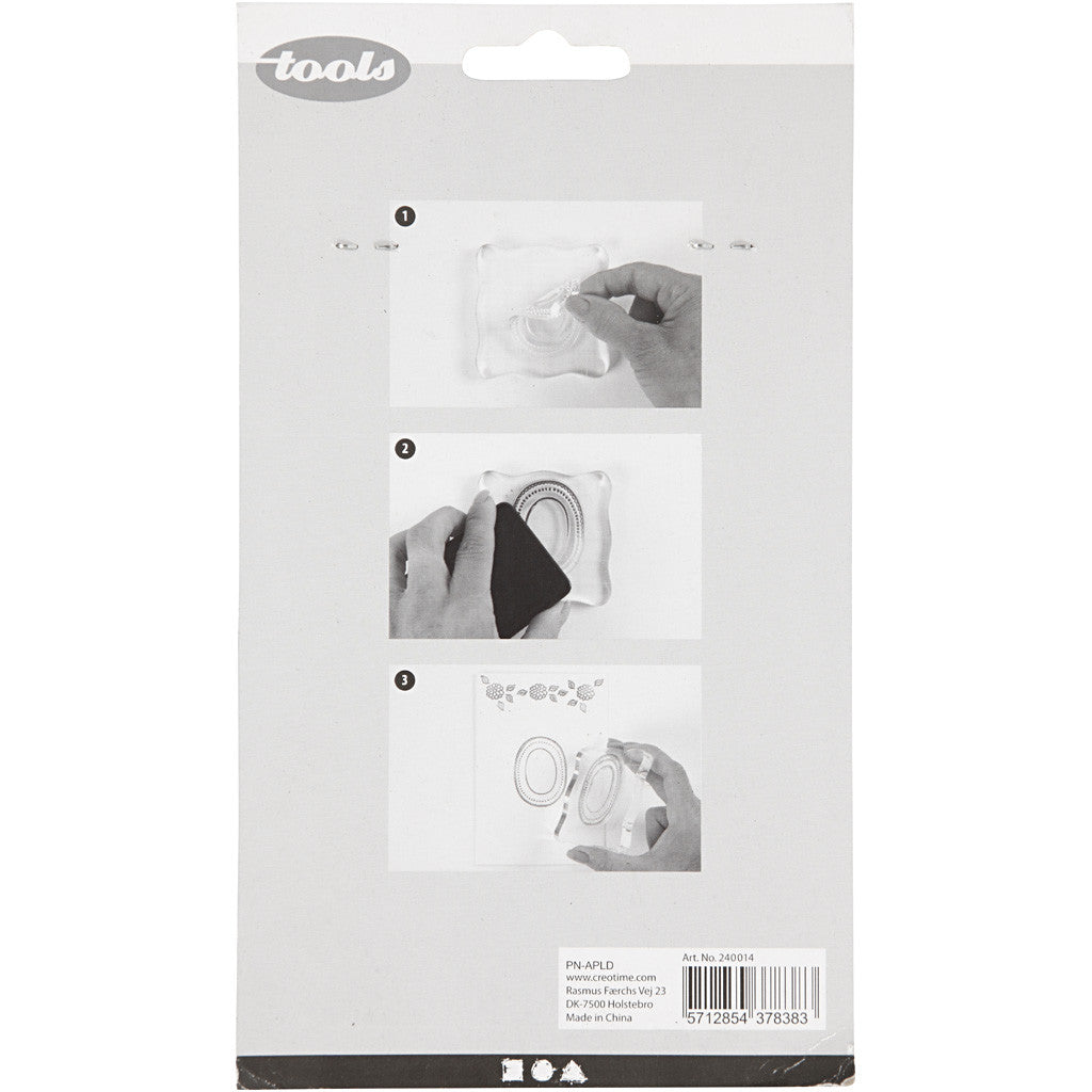 Silicone stempels, insecten, vel 11x15,5 cm, 1 vel [HOB-240014]