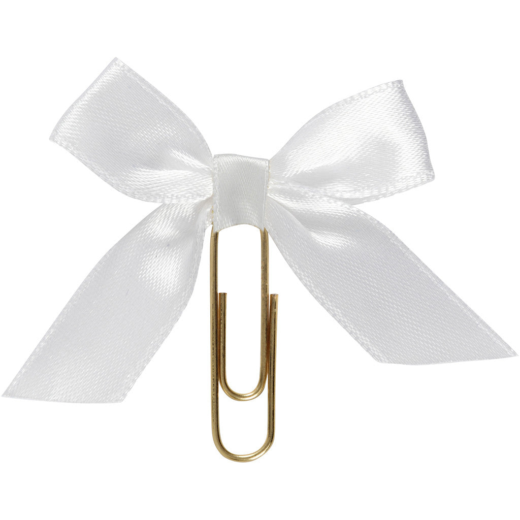 Paperclips, afm 40x70 mm, wit, 5 stuk/ 1 doos [HOB-247101]