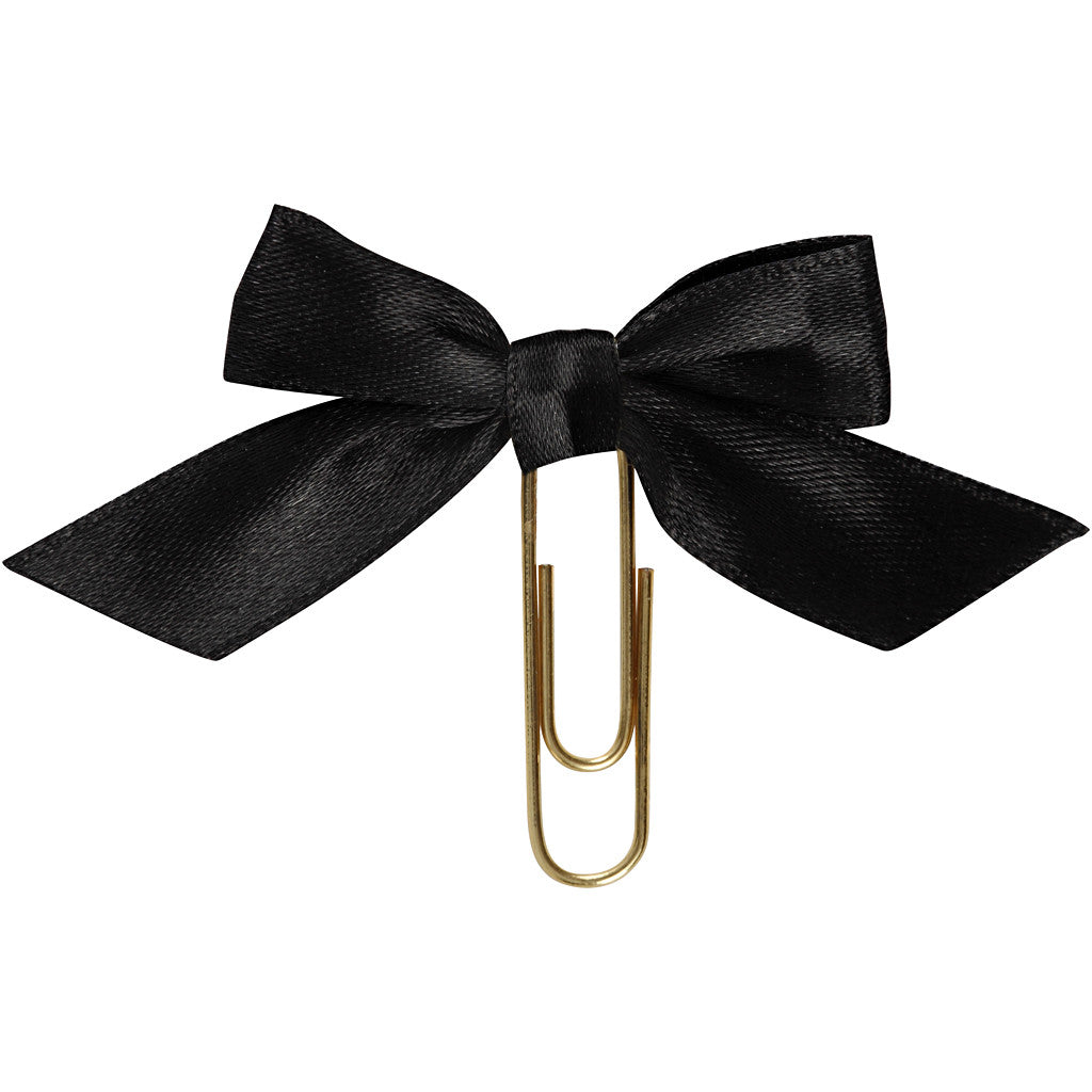 Paperclips, afm 40x70 mm, zwart, 5 stuk/ 1 doos [HOB-247102]