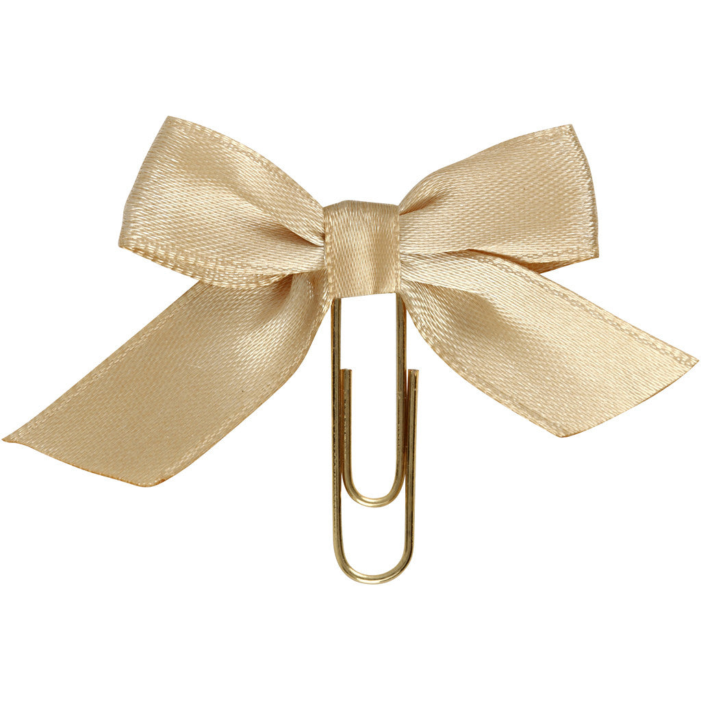 Paperclips, afm 40x70 mm, goud, 5 stuk/ 1 doos [HOB-247106]