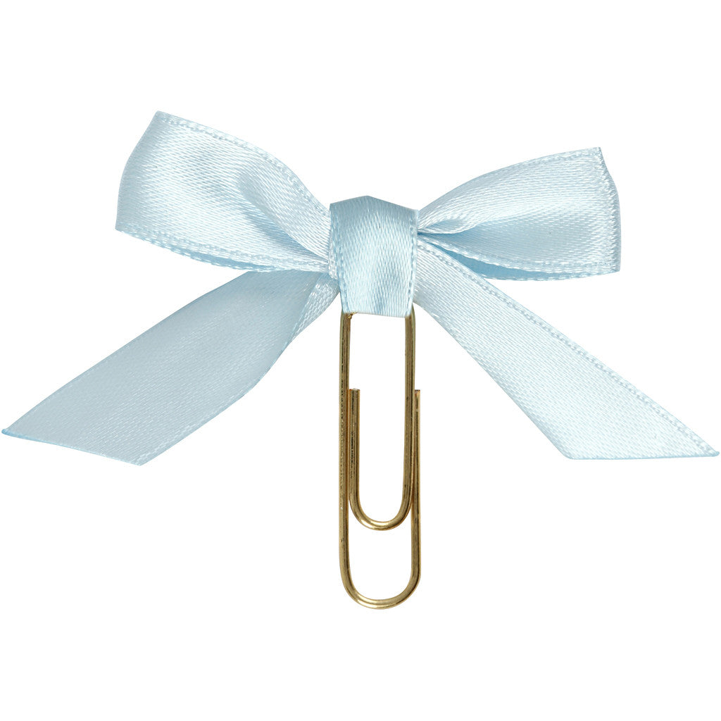 Paperclips, afm 40x70 mm, lichtblauw, 5 stuk/ 1 doos [HOB-247108]