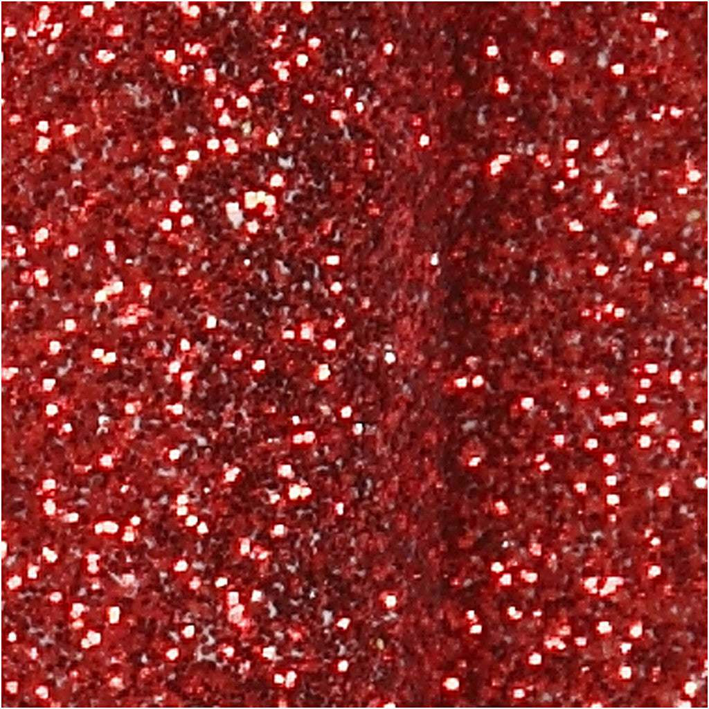 Strikken, afm 31x85 mm, rood glitter, 4 stuk/ 1 doos [HOB-24777]