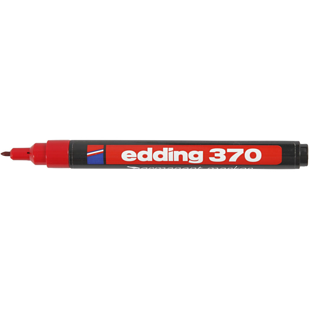 Edding 370 Stift, lijndikte 1 mm, rood, 1 stuk [HOB-25006]
