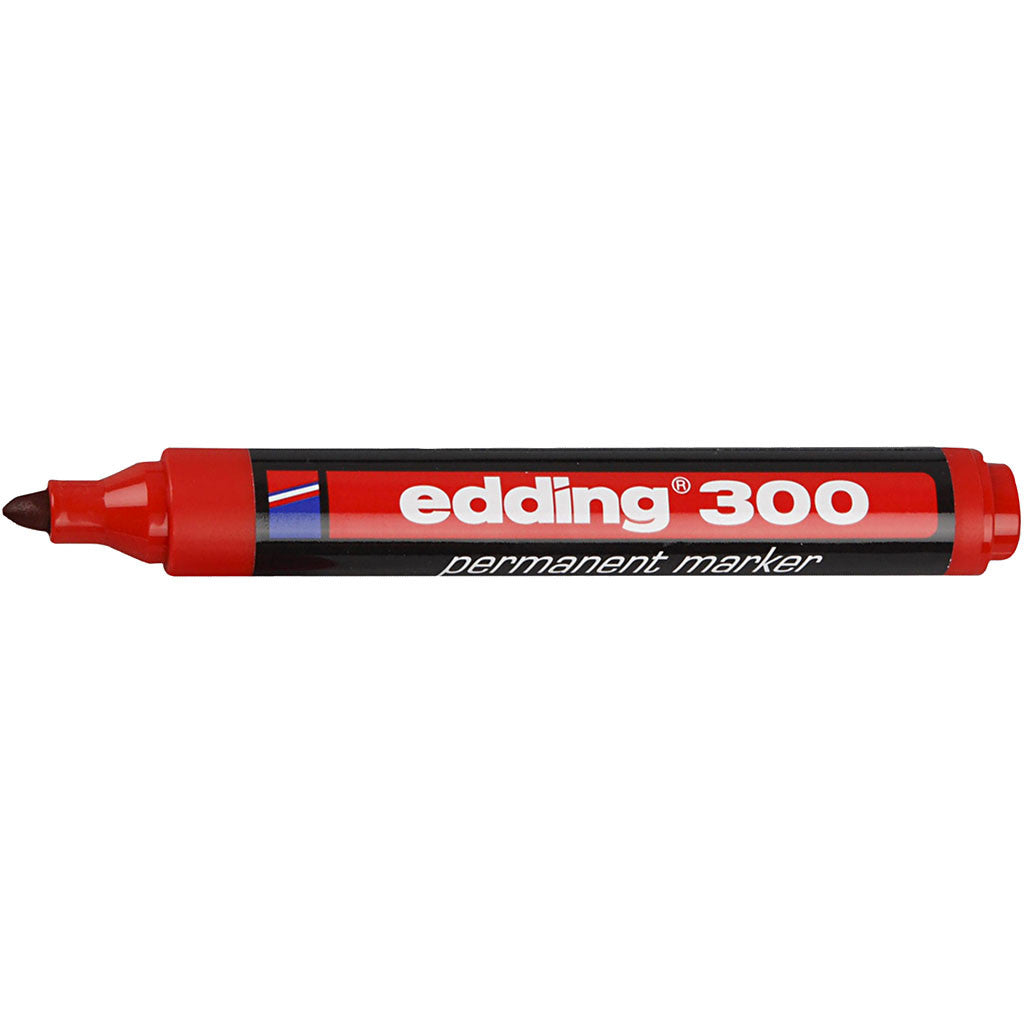 Edding 300 Marker, lijndikte 1,5-3 mm, rood, 1 stuk [HOB-25021]