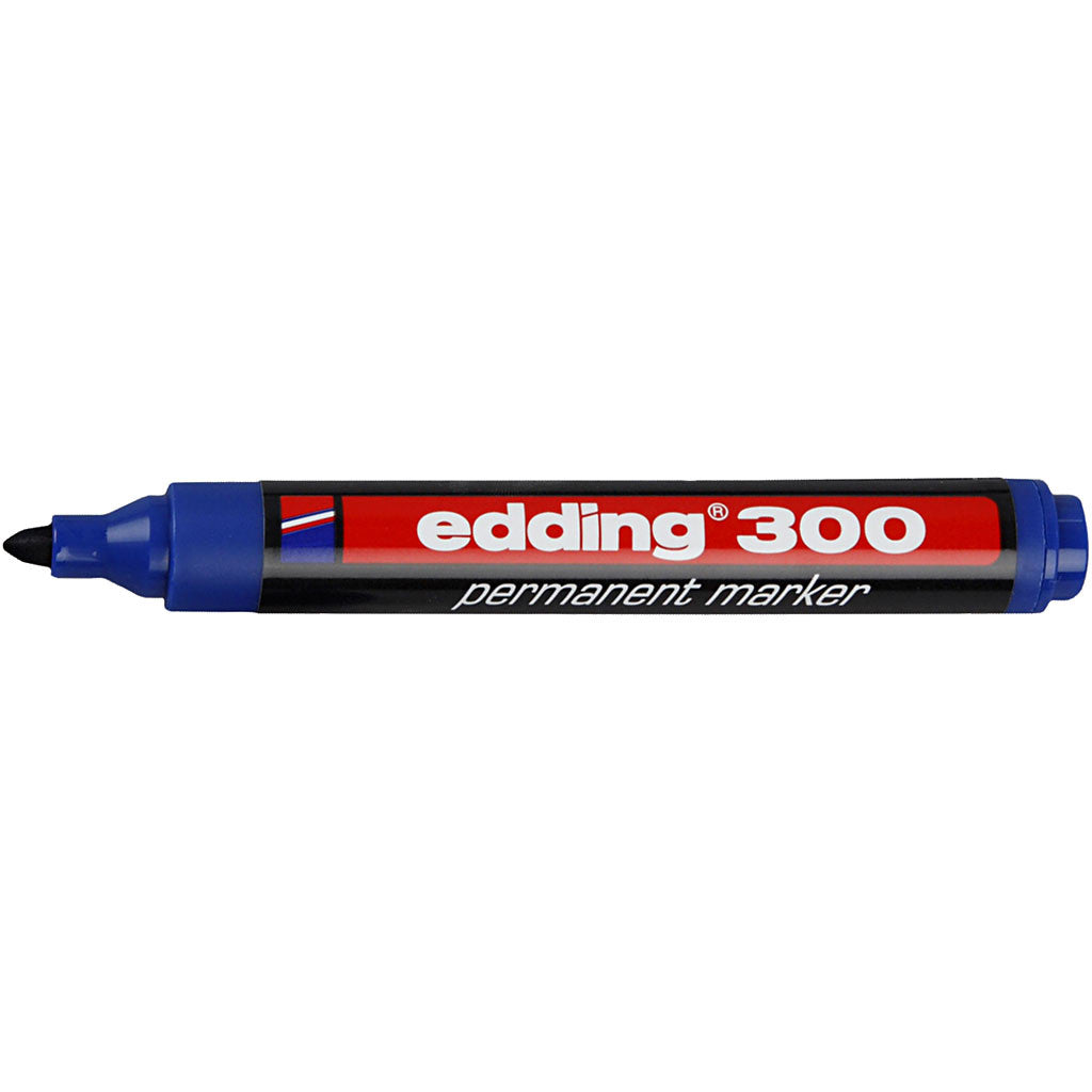 Edding 300 Marker, lijndikte 1,5-3 mm, blauw, 1 stuk [HOB-25023]