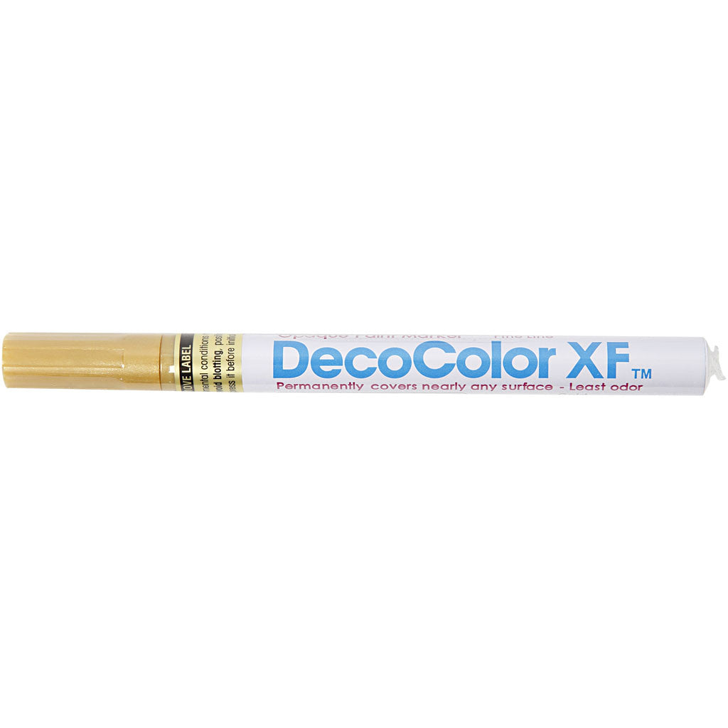 Deco Stift, lijndikte 1,2 mm, goud, 1 stuk [HOB-25034]