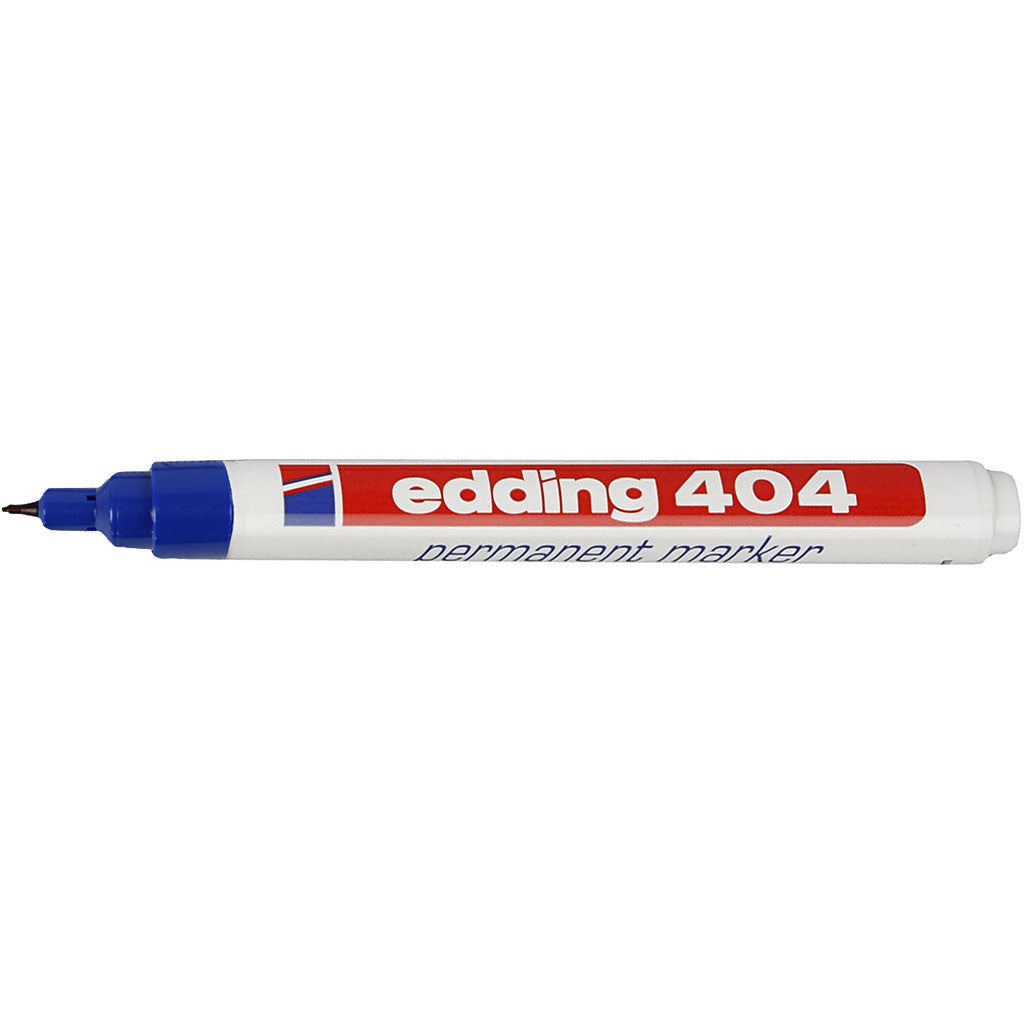 Edding 404 Marker, lijndikte 0,75 mm, blauw, 1 stuk [HOB-25039]
