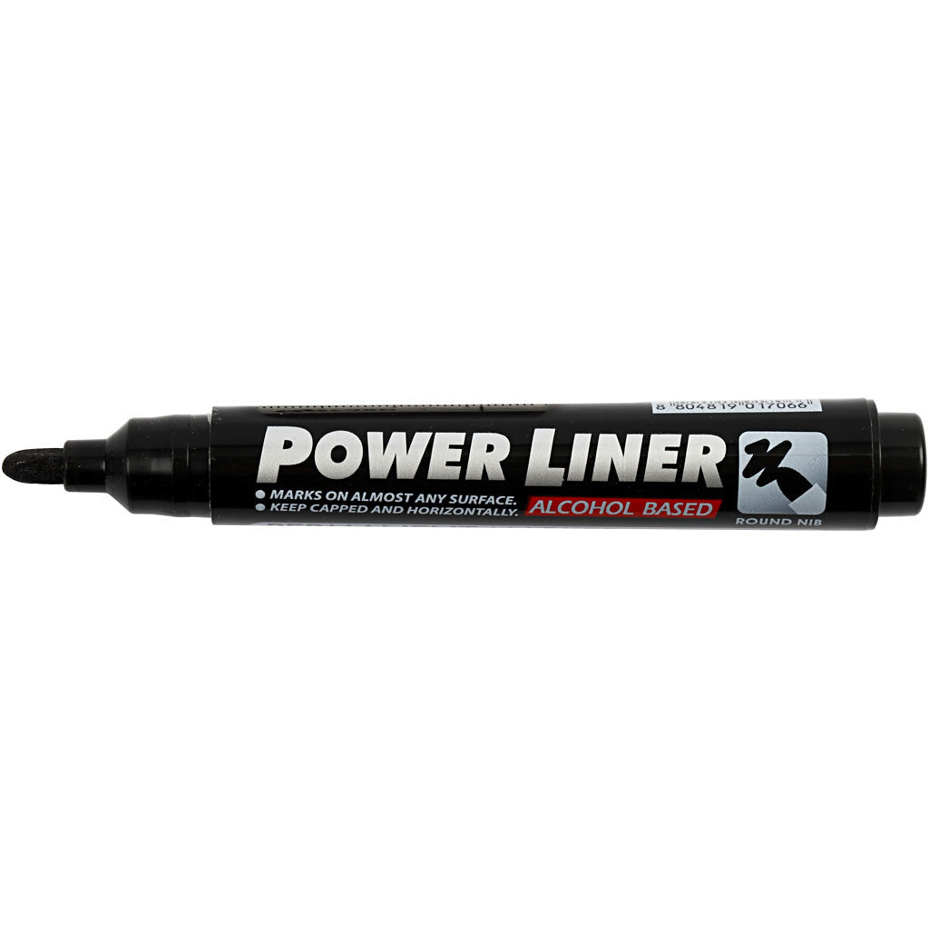 Power Liner, lijndikte 1,5-3 mm, zwart, 1 stuk [HOB-250461]