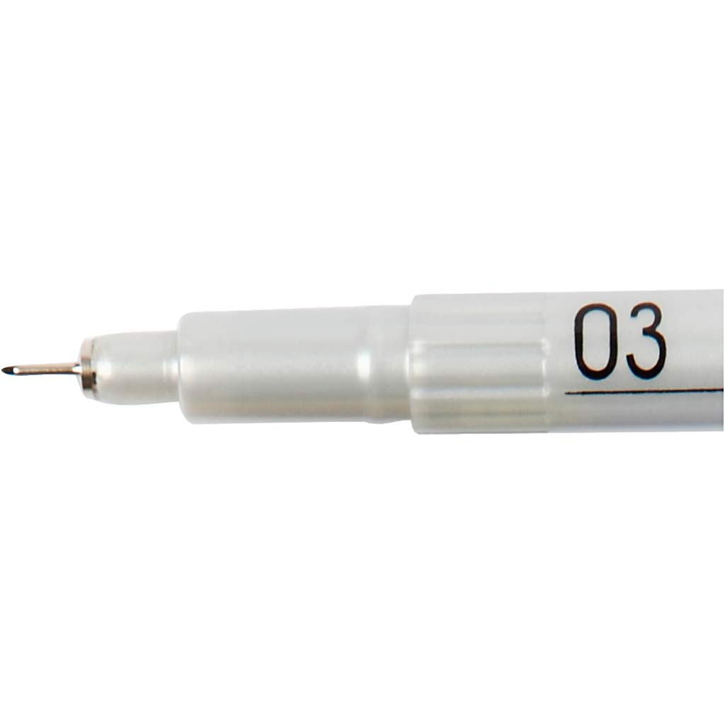 Medallion Tekenpen, lijndikte 0,3 mm, zwart, 1 stuk [HOB-25052]