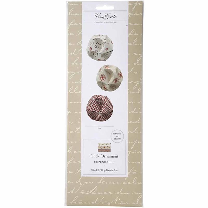 Click ballen, d 9 cm, afm 5,5x28,4 cm, 9 set/ 1 doos [HOB-25121]