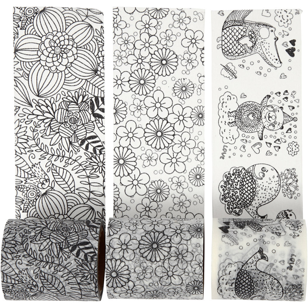 Masking Tape, B: 50 mm, 3x5 m/ 1 doos [HOB-25217]