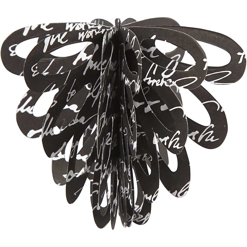 Papieren kegels, H: 6,8 cm, 120 gr, 6 stuk/ 1 doos [HOB-25231]