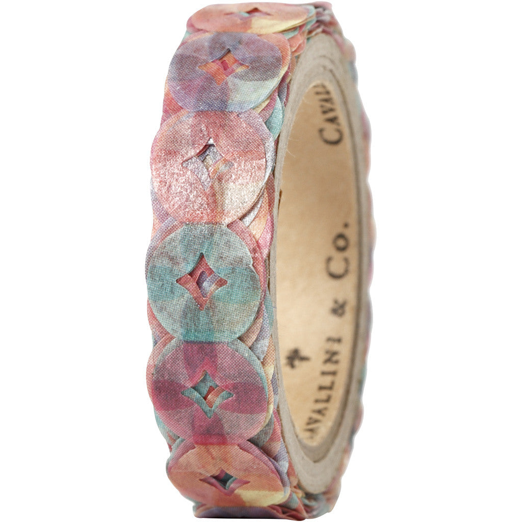 Lace Washi Tape , B: 10 mm, 5 m/ 1 rol [HOB-25266]