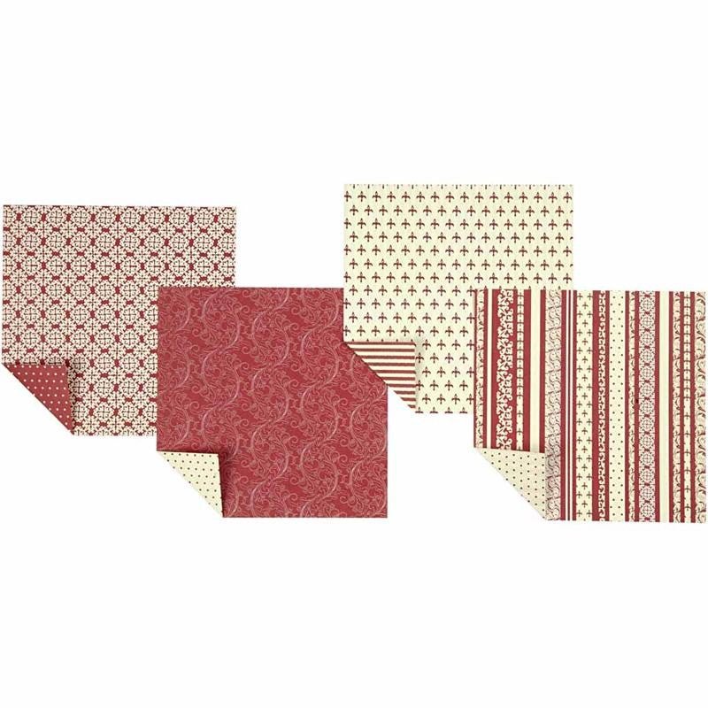 Origamipapier, afm 15x15 cm, 80 gr, 50 div vellen/ 1 doos [HOB-25521]