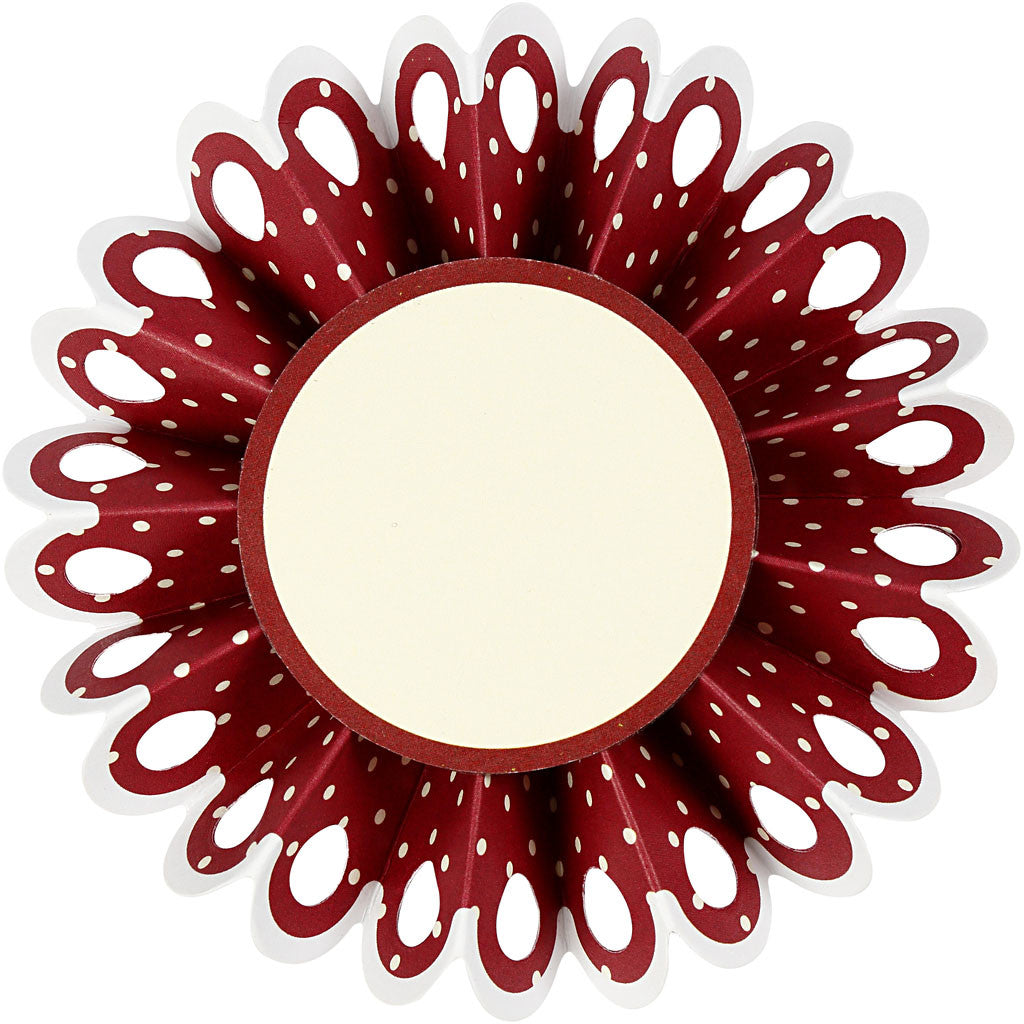 Rozetten, d 8 cm, 160 gr, 6 stuk/ 1 doos [HOB-25679]