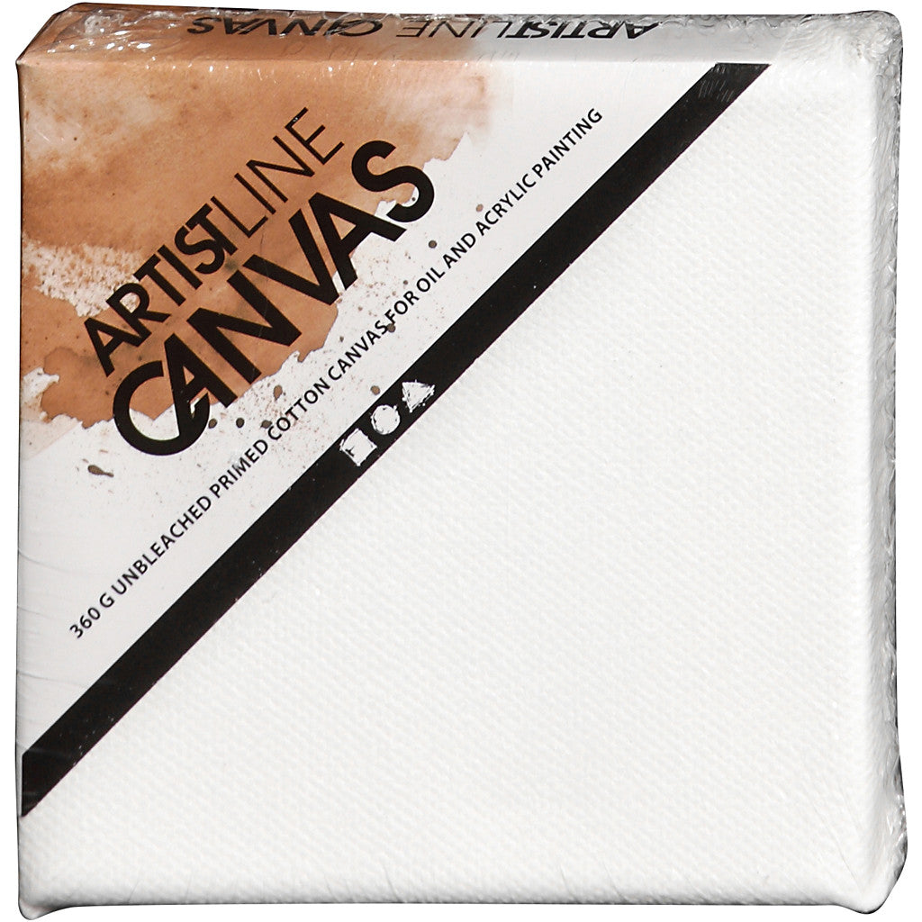 Canvas, D: 1.6 cm, afm 10x10 cm, 360 gr, wit, 1 stuk [HOB-257000]
