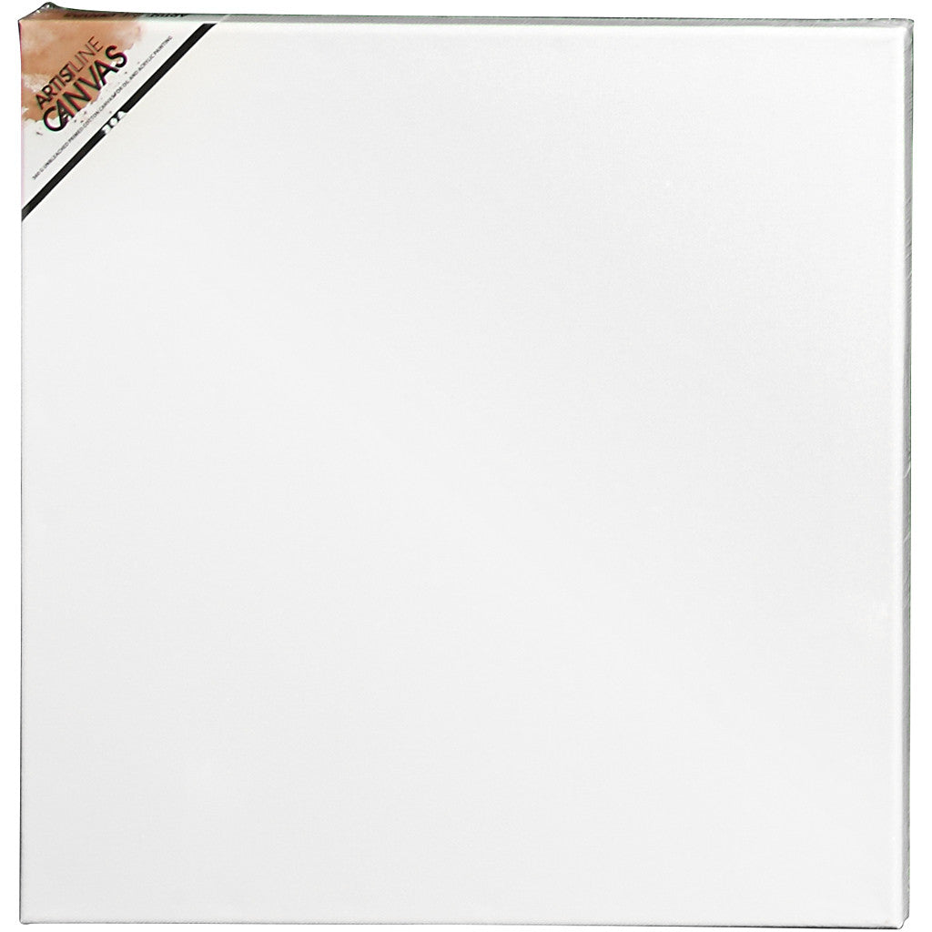 Canvas, D: 1.6 cm, afm 40x40 cm, 360 gr, wit, 1 stuk [HOB-257070]