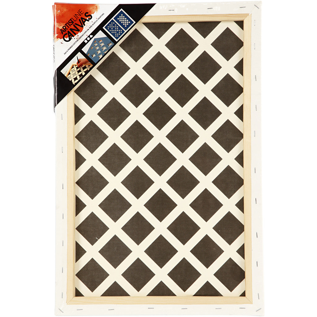 Canvas, D: 1,7 cm, afm 40x60 cm, 360 gr, wit, 1 stuk [HOB-25730]