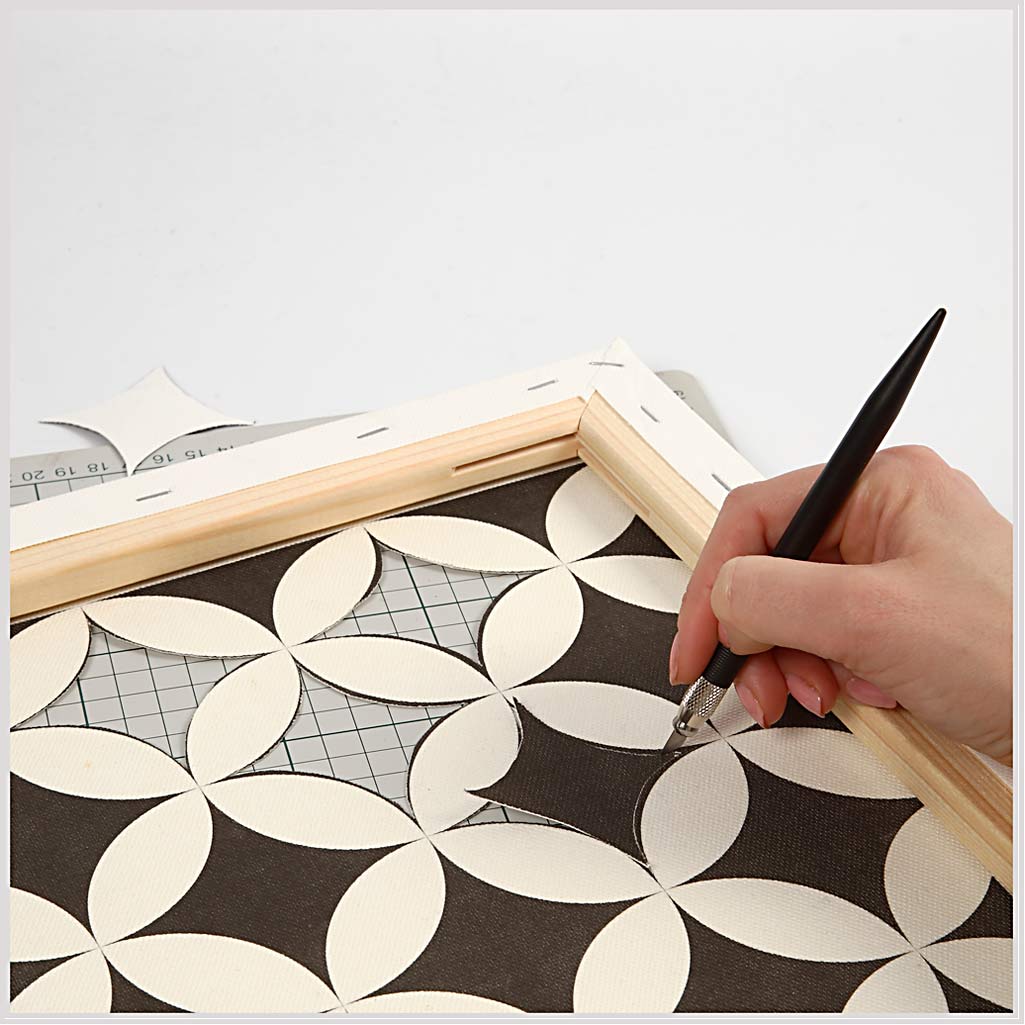 Canvas, D: 1,7 cm, afm 40x60 cm, 360 gr, wit, 1 stuk [HOB-25731]