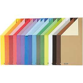 Color Bar Papier, A4, vel 210x297 mm, 100 gr, 16 div vellen/ 1 doos [HOB-25820]