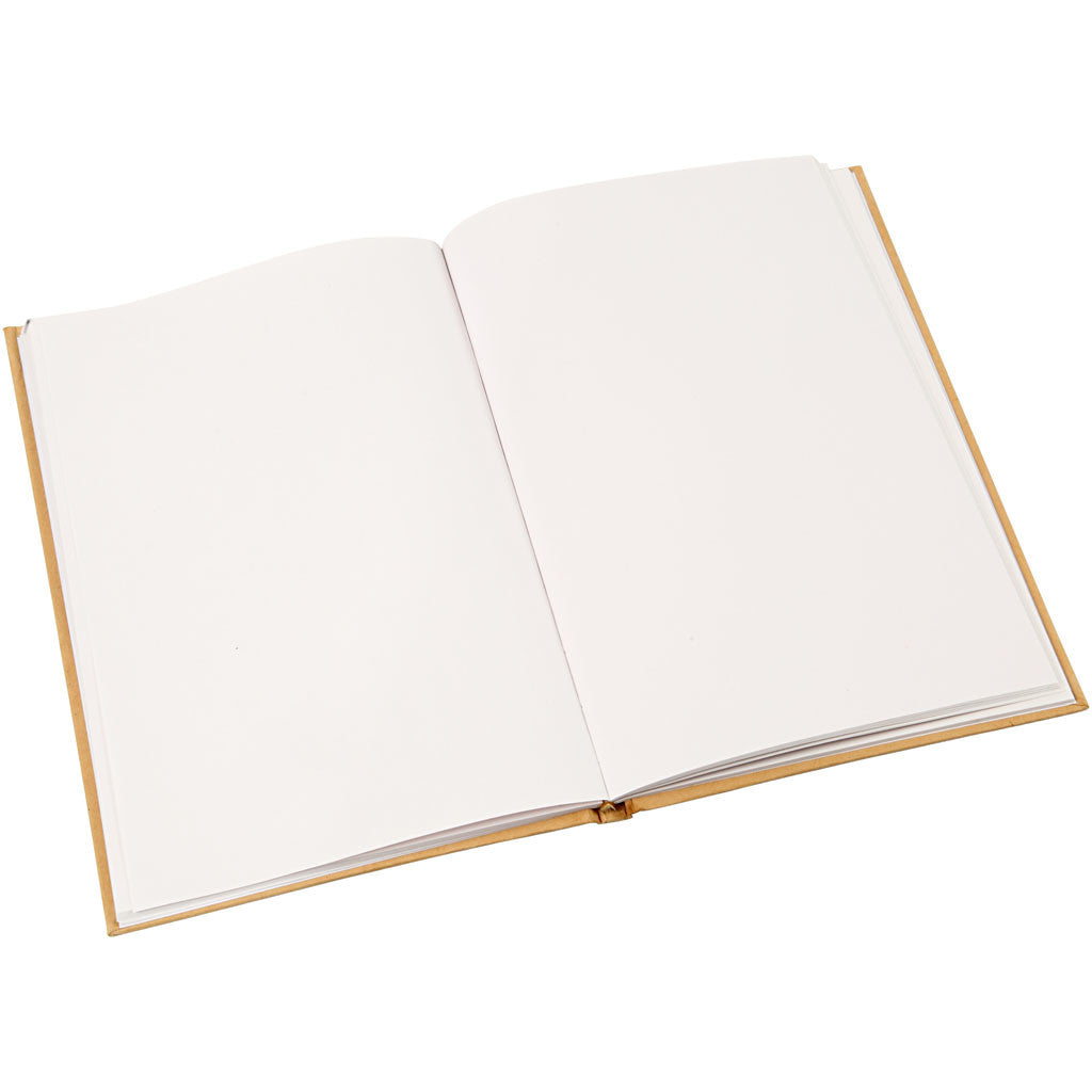 Notitieboek, A5, dikte 8 mm, 80 gr, bruin, 1 stuk [HOB-26367]