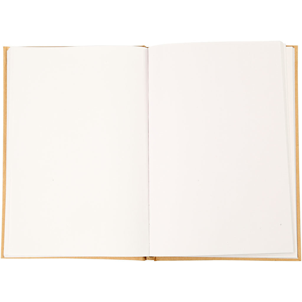 Notitieboek, A5, dikte 8 mm, 80 gr, bruin, 1 stuk [HOB-26367]