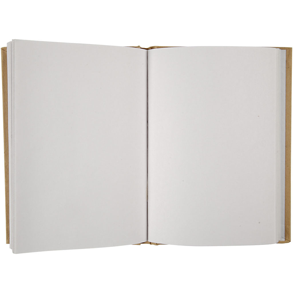 Notitieboek, A6, dikte 8 mm, 80 gr, bruin, 1 stuk [HOB-26368]