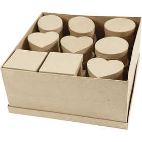 Medium dozen, H: 5 cm, d 10-12 cm, 28 stuk/ 1 doos [HOB-264801]