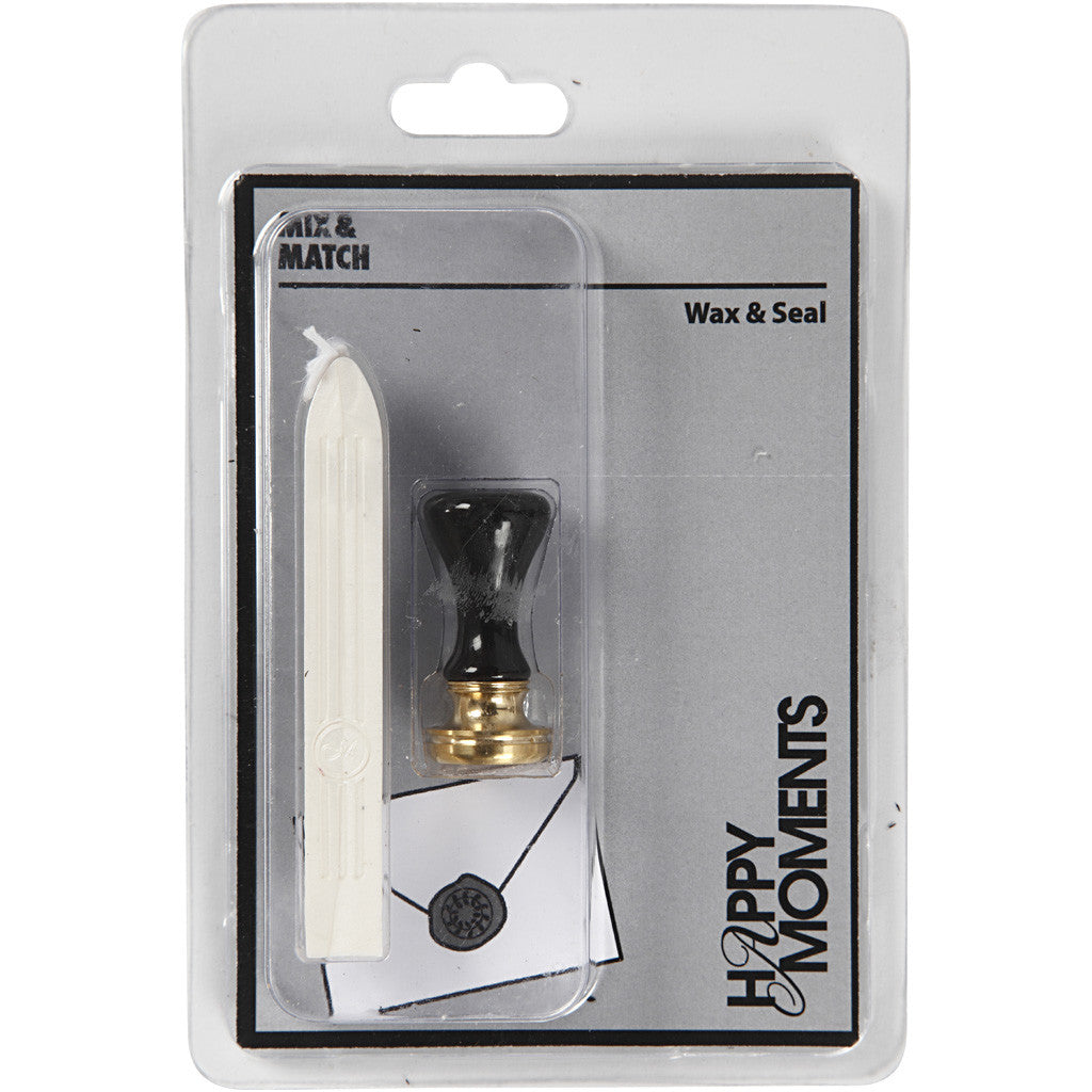 Zegel set, d 17 mm, parelmoer, 1 set [HOB-270280]