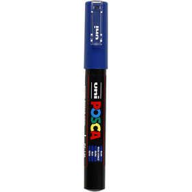 Posca Marker, afm PC-1M, lijndikte 0,7 mm, extra-fijn, blauw, 1 stuk [HOB-273041]