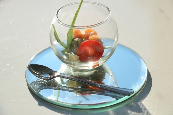 Spiegelplaat rond Ø 12cm afgeschuinde rand (1 pc) [IFS-30198]