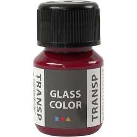 Glass Color Transparent, roze, 30 ml/ 1 fles [HOB-31674]