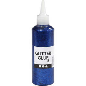 Glitterlijm, donkerblauw, 118 ml/ 1 fles [HOB-31825]