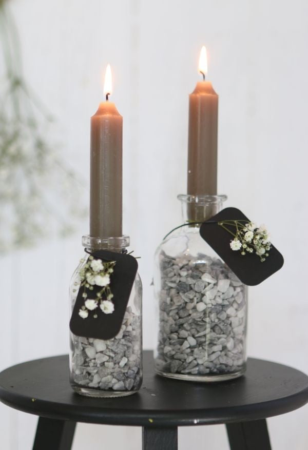 Kaarsen taps mosgroen 11cm hoog (set van 7 stuks) [IFS-32160]