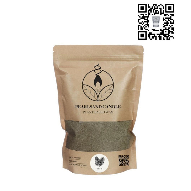 Pearlsand geurkaars 400gr dennengeur (6 stuks) [IFS-32920]