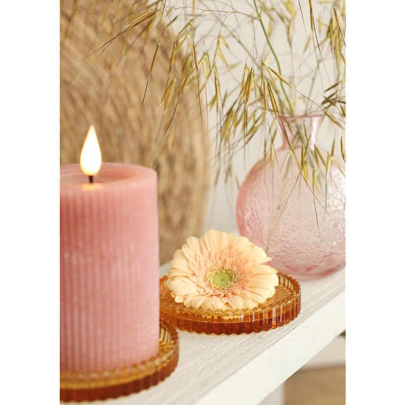Glazen schaaltjes Kate Ø10 h.6,5 cm mosterdkleurige set 4 (6 stuks) [IFS-34102]