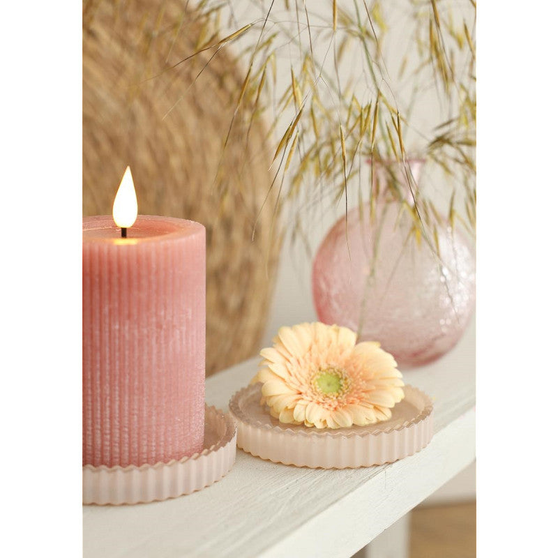 Glazen schaaltjes Kate Ø10 h.6,5 cm mat crème set 4 (6 stuks) [IFS-34104]