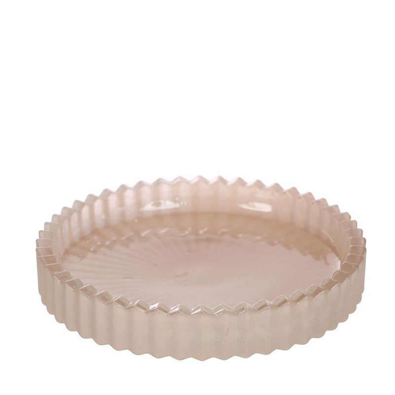 Glazen schaaltjes Kate Ø10 h.6,5 cm mat crème set 4 (6 stuks) [IFS-34104]