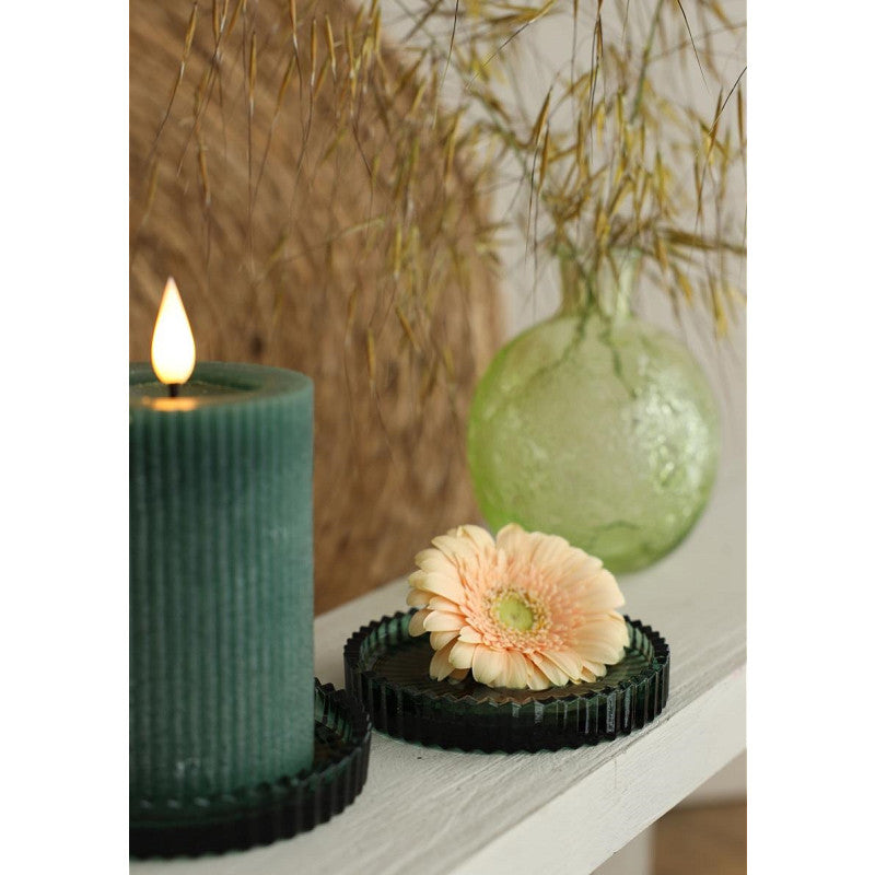 Glazen schaaltjes Kate Ø10 h.6,5 cm donkergroen set van 4 (6 stuks) [IFS-34108]