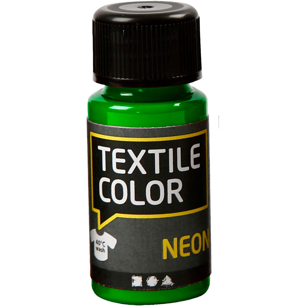 Textile Color, neon green, 50 ml/ 1 bottle