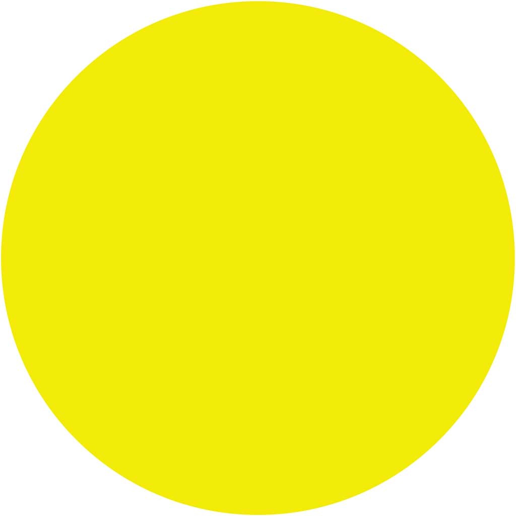 Waterverf, H: 16 mm, d 44 mm, geel, 6 stuk/ 1 doos [HOB-34484]