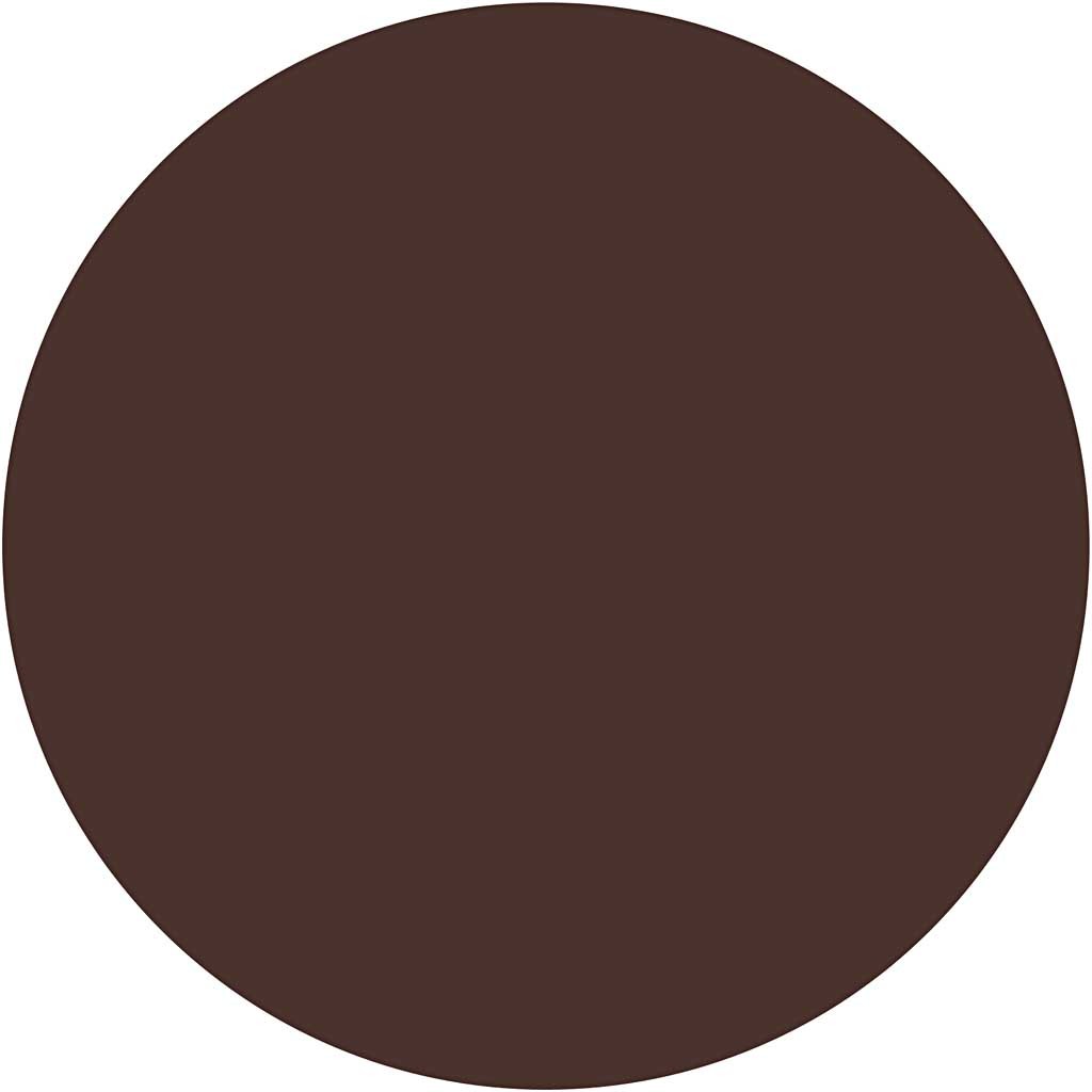 Waterverf, H: 16 mm, d 44 mm, bruin, 6 stuk/ 1 doos [HOB-34493]