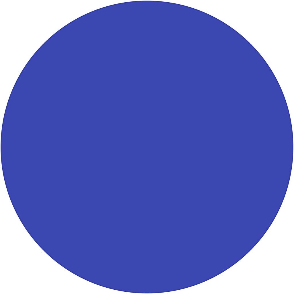 Waterverf, H: 19 mm, d 57 mm, blauw, 6 stuk/ 1 doos [HOB-34581]