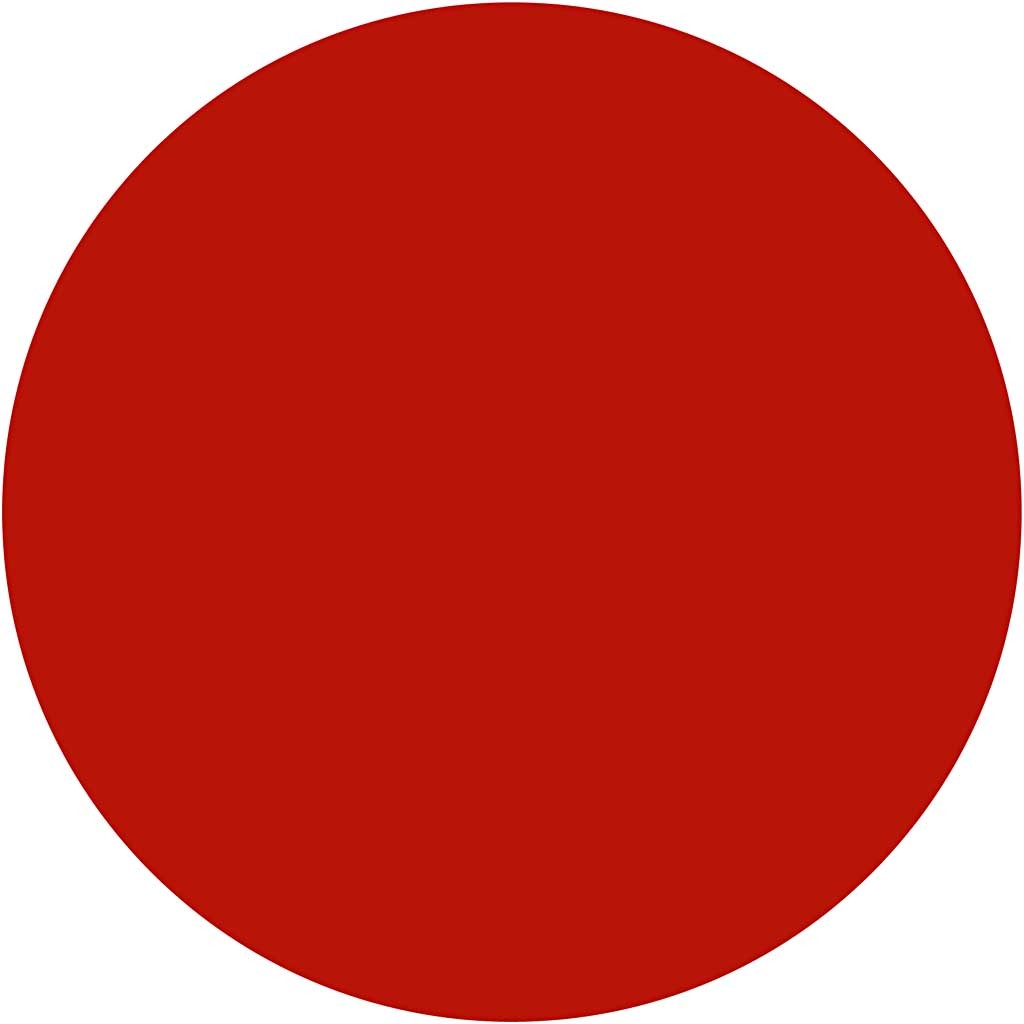 Waterverf, H: 19 mm, d 57 mm, rood, 6 stuk/ 1 doos [HOB-34585]